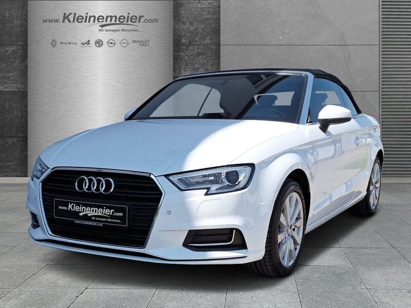 Ibisweiß Gebraucht 2017 Audi A3 Cabriolet Comfort Cabrio | 21.990 € (Fairer Preis) - Bild 1/4