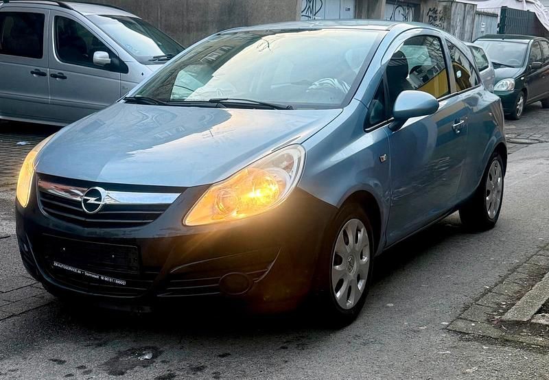 Blau Gebraucht 2007 Opel Corsa Kleinwagen | 999 € (Superpreis) - Bild 1/4