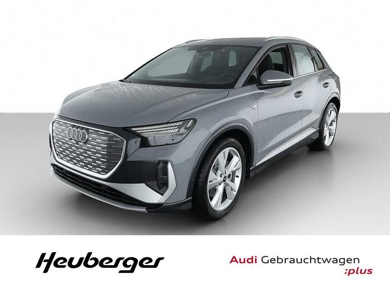 Kieselgrau Gebraucht 2025 Audi Q4 e-tron S-Line SUV | 47.990 € - Bild 1/4