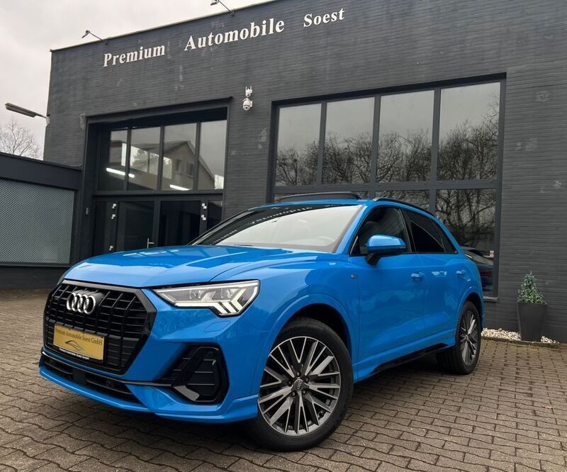 Blau Gebraucht 2020 Audi Q3 S-Line SUV | 29.991 € (Fairer Preis) - Bild 1/4