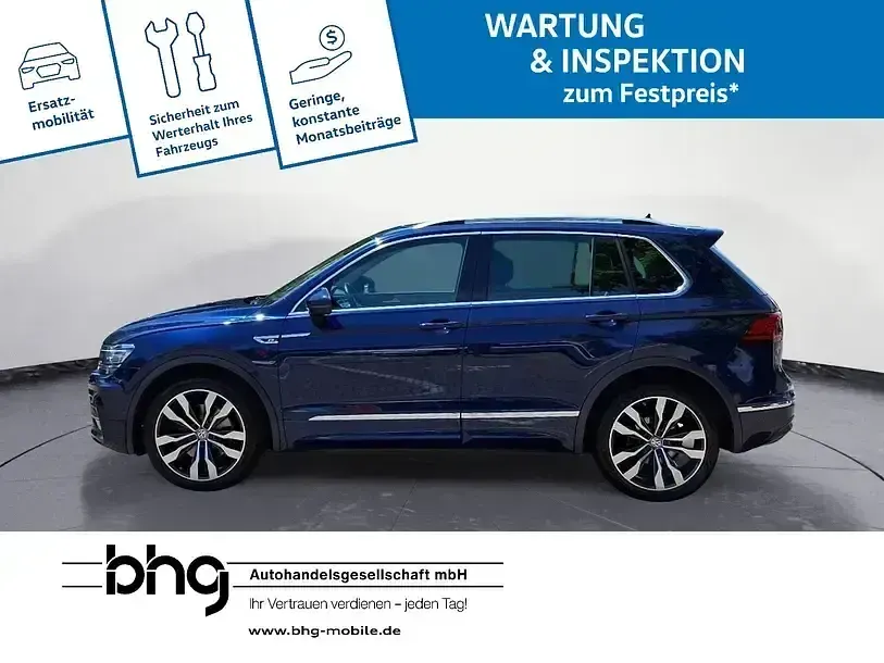 Gebraucht VW Tiguan Highline 220 PS (161 kW) 2018 Blau SUV