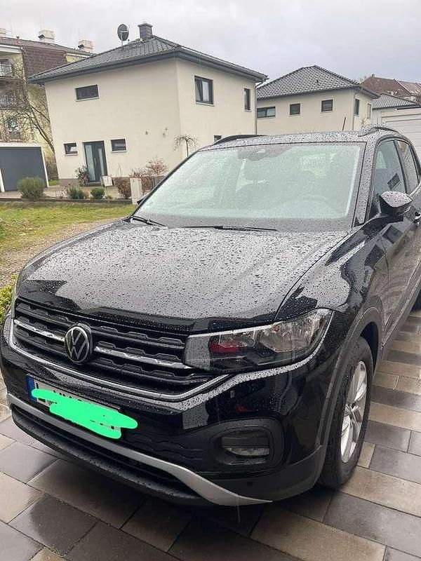Schwarz Gebraucht 2022 VW T-Cross SUV | 19.999 € (Guter Preis) - Bild 1/4