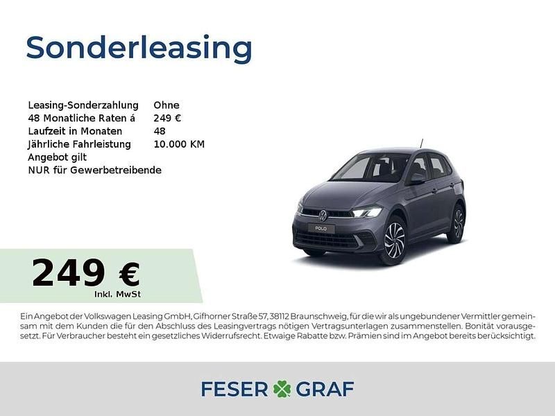 Rauchgrau metallic Neu 2025 VW Polo Life Limousine | 27.380 € (Fairer Preis) - Bild 1/4