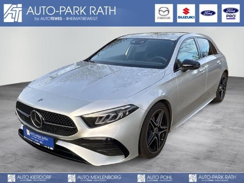 Iridiumsilber metalliclack Gebraucht 2023 Mercedes A180 AMG line Limousine | 27.980 € (Guter Preis) - Bild 1/4
