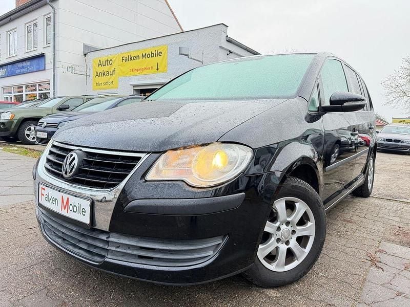 Schwarz Gebraucht 2009 VW Touran Conceptline Van / Kleinbus | 2.998 € (Guter Preis) - Bild 1/4