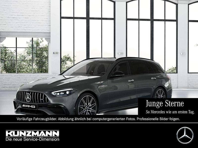 Selenitgrau metallic Gebraucht 2024 Mercedes C43 AMG AMG Kombi | 58.289 € (Fairer Preis) - Bild 1/4