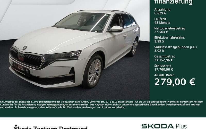Weiß Gebraucht 2025 Skoda Octavia Selection Kombi | 34.393 € (Guter Preis) - Bild 1/4
