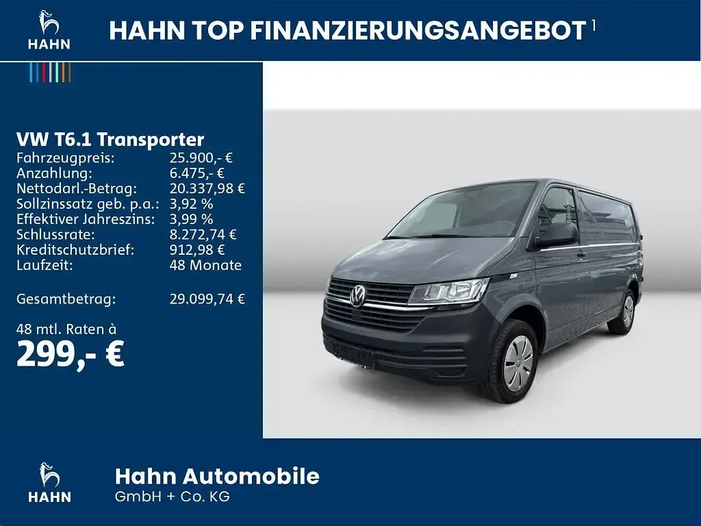 Używany VW Transporter 110 KM (80 kW) 2022 Szary Van