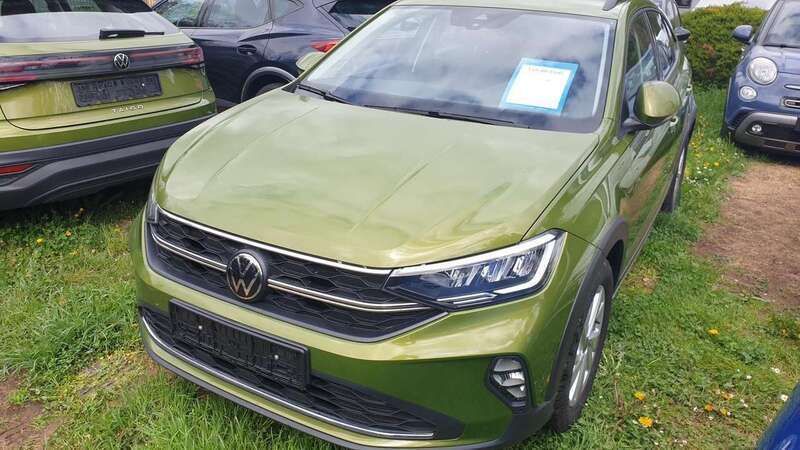 Visual greenmetallic Gebraucht 2023 VW Taigo Life SUV | 17.990 € (Teuer) - Bild 1/4