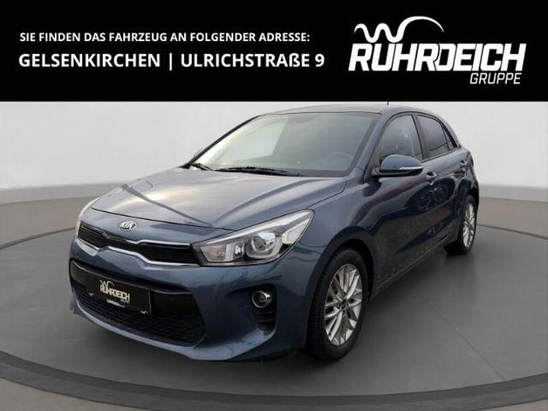 Blau Gebraucht 2017 Kia Rio DREAM-TEAM Edition Limousine | 10.980 € (Fairer Preis) - Bild 1/4