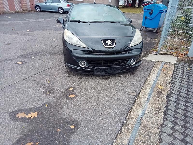 Schwarz Gebraucht 2008 Peugeot 207 CC Cabrio | 2.350 € - Bild 1/4