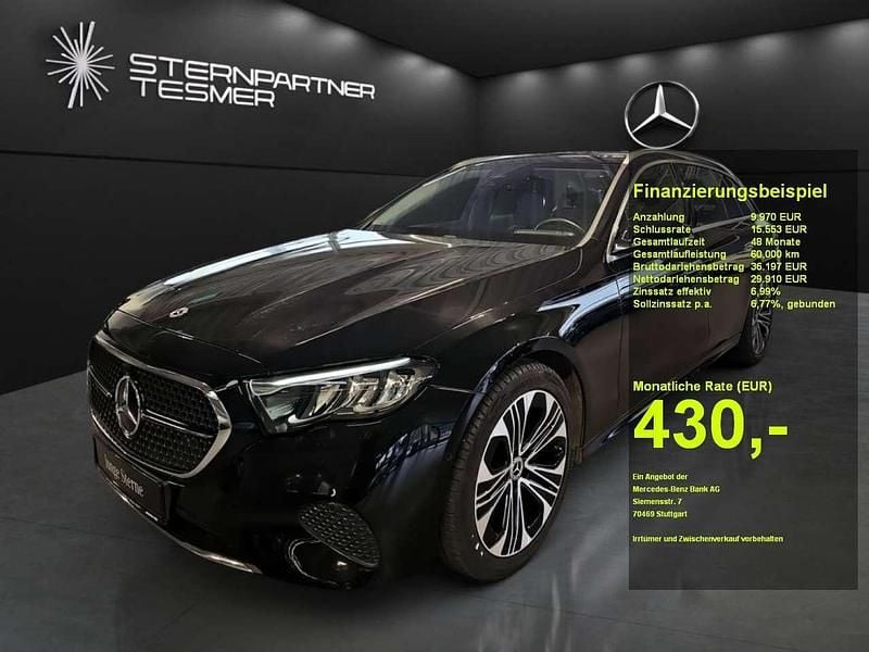 Schwarz Gebraucht 2023 Mercedes E200 Avantgarde Limousine | 38.880 € - Bild 1/3