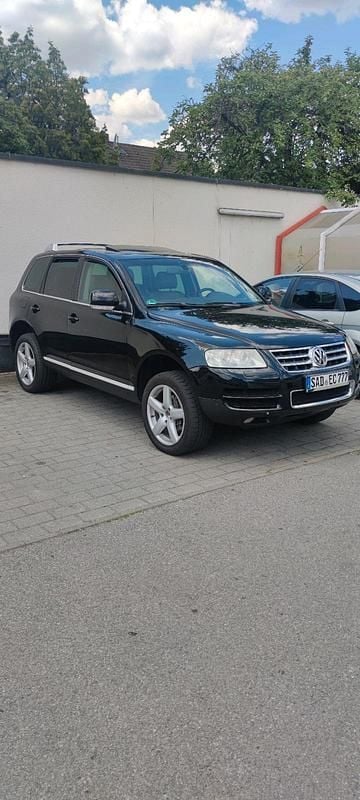 Schwarz Gebraucht 2004 VW Touareg SUV | 5.499 € (Fairer Preis) - Bild 1/4