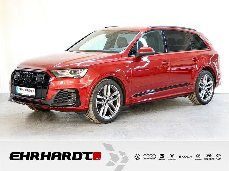 Matadorrot metallic Gebraucht 2022 Audi Q7 S-Line SUV | 61.990 € (Fairer Preis) - Bild 1/3