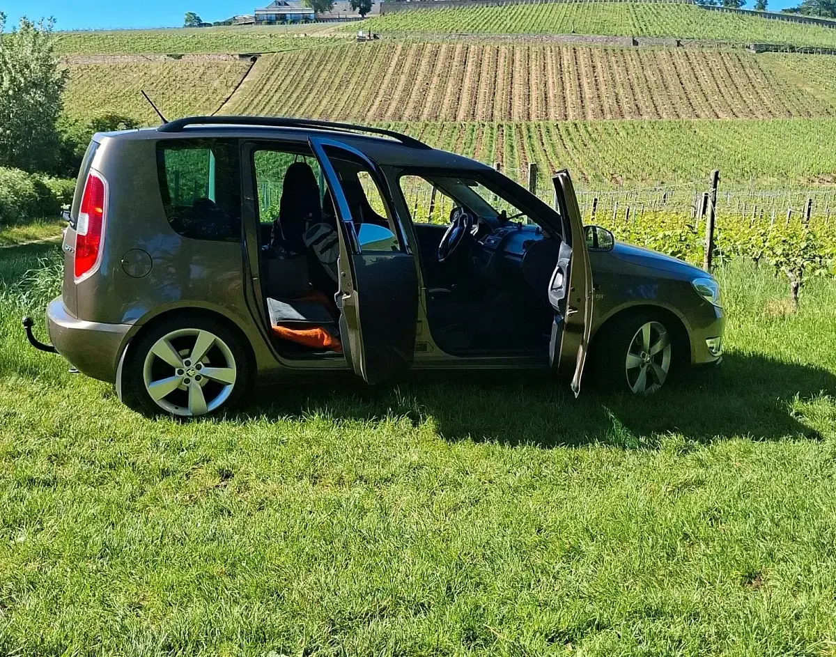 Gebraucht Skoda Roomster 105 PS (77 kW) 2014 Braun Van / Kleinbus