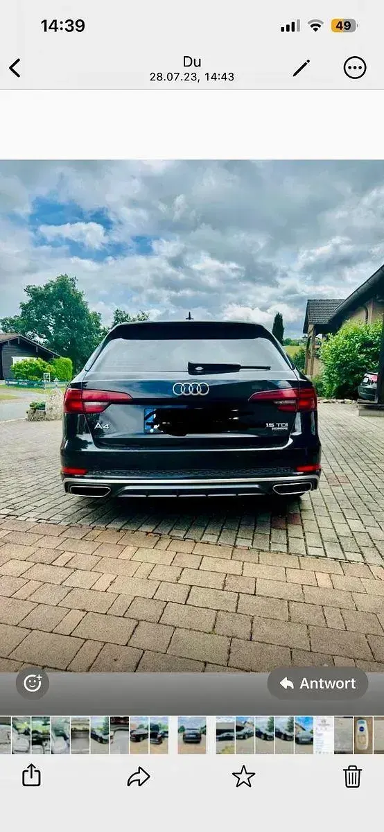 Brugt Audi A4 S-Line 231 HK (169 kW) 2019 Sort Stationcar