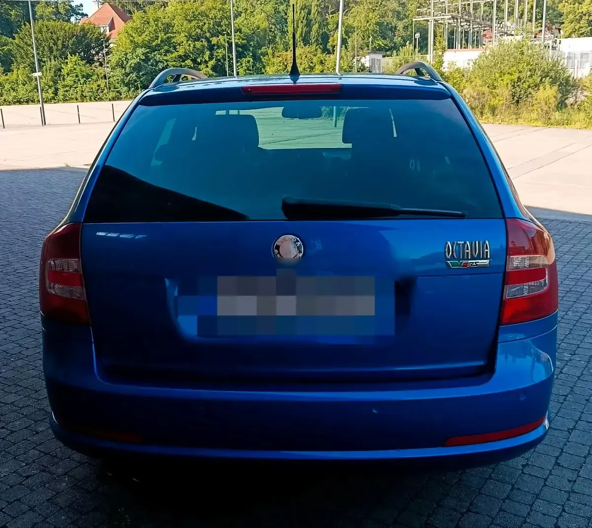 Gebraucht Skoda Octavia vRS 200 PS (147 kW) 2007 Blau Kombi