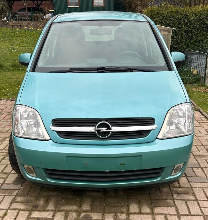 Grün Gebraucht 2003 Opel Meriva Van / Kleinbus | 600 € (Guter Preis) - Bild 1/4