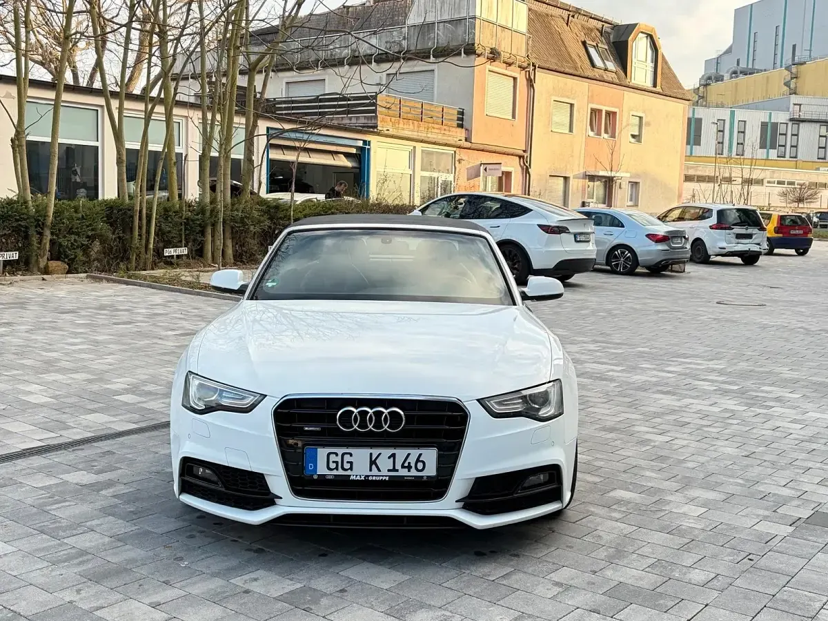 Gebraucht Audi A5 Cabriolet 190 PS (139 kW) 2016 Weiß Cabrio