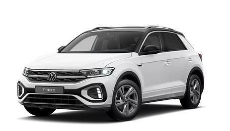 Pure white Gebraucht 2025 VW T-Roc R-line SUV | 30.880 € (Superpreis) - Bild 1/3