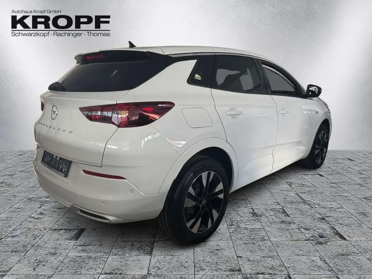 Gebraucht Opel Grandland X Elegance 131 PS (96 kW) 2023 Lack weiss banquise/deckende l SUV
