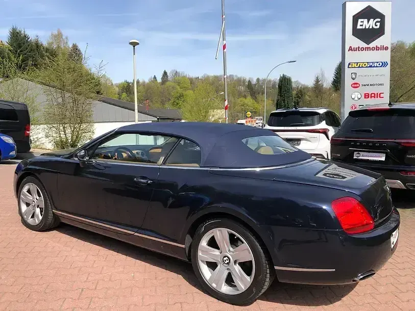 Gebraucht Bentley Continental GT Convertible 560 PS (411 kW) 2009 Blau (metallic) Cabrio