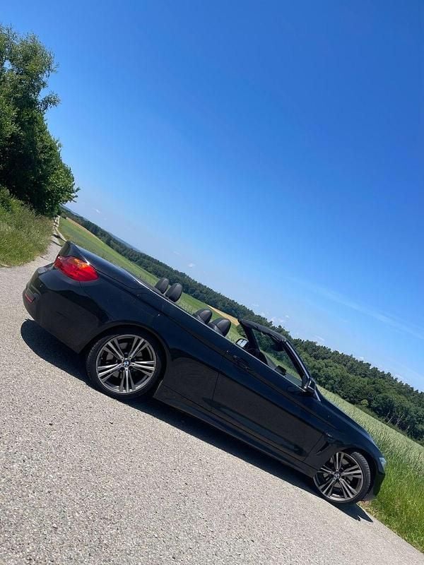Schwarz Gebraucht 2015 BMW 430 Cabriolet Sport Line Cabrio | 24.700 € (Fairer Preis) - Bild 1/4