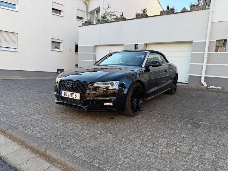 Schwarz Gebraucht 2013 Audi A5 Cabriolet S-Line Cabrio | 22.999 € (Etwas zu teuer) - Bild 1/4