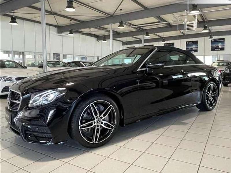 Schwarz Gebraucht 2020 Mercedes E200 AMG line Cabrio | 41.900 € (Fairer Preis) - Bild 1/4