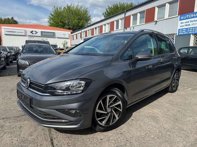 Indiumgrau metallic Gebraucht 2018 VW Golf Sportsvan Join Van / Kleinbus | 15.800 € (Guter Preis) - Bild 1/4