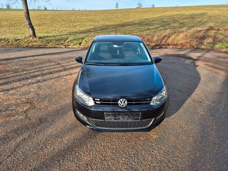 Gebraucht VW Polo Match 60 PS (44 kW) 2012 Schwarz Kleinwagen