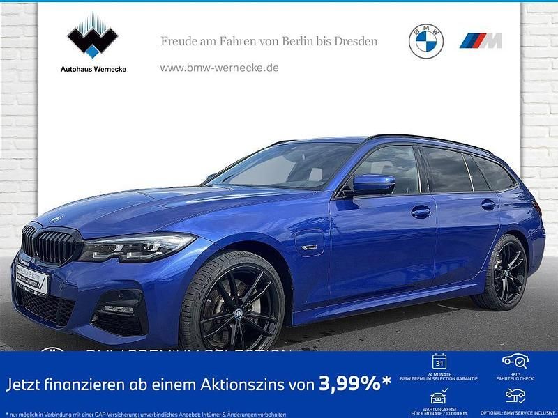M portimao blau Gebraucht 2022 BMW 330e M Sport Kombi | 34.442 € (Guter Preis) - Bild 1/4