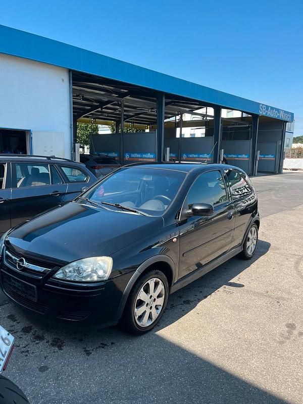 Schwarz Gebraucht 2004 Opel Corsa Kleinwagen | 999 € (Guter Preis) - Bild 1/4