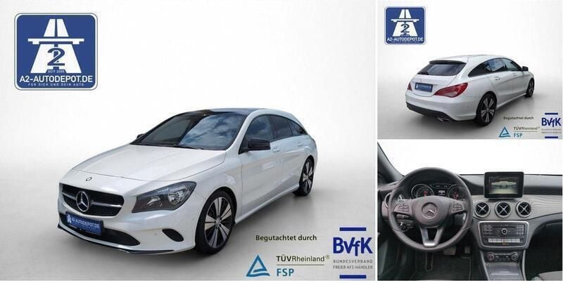 Weiss Gebraucht 2017 Mercedes CLA250 Shooting Brake Urban Kombi | 21.750 € (Superpreis) - Bild 1/4