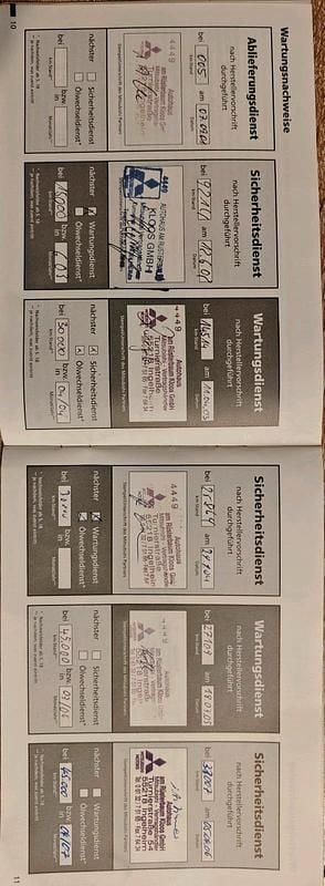 Gebraucht Mitsubishi Space Star 82 PS (60 kW) 2001 Blau Van / Kleinbus