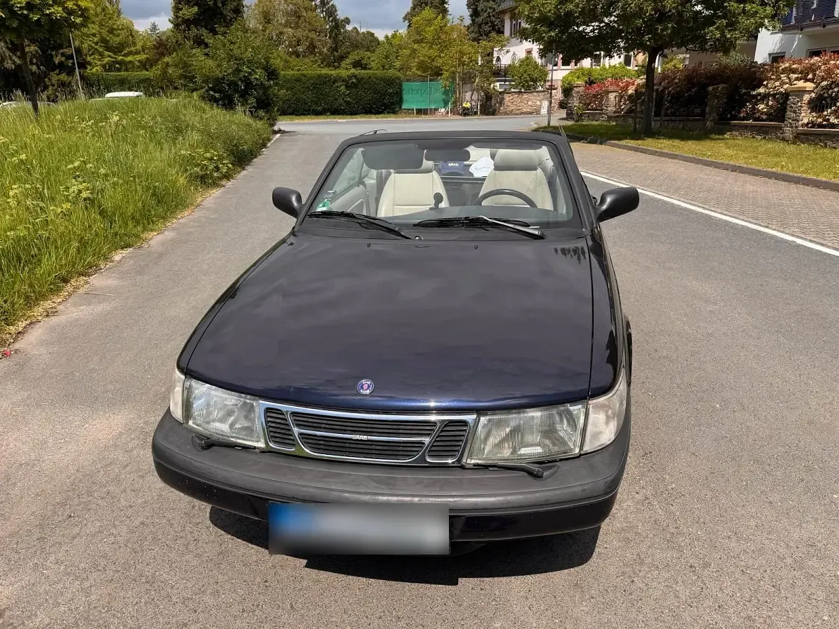 Gebraucht Saab 900 Cabriolet 150 PS (110 kW) 1996 Blau Cabrio