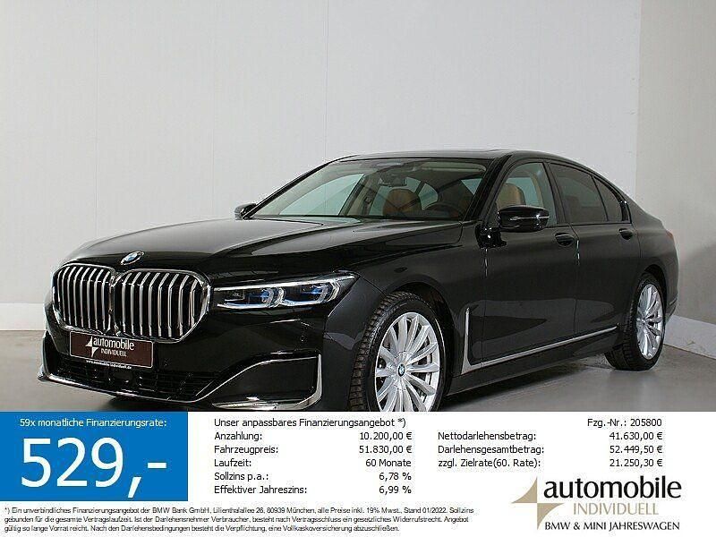 Schwarz Gebraucht 2020 BMW 740 Executive Limousine | 47.340 € (Fairer Preis) - Bild 1/4