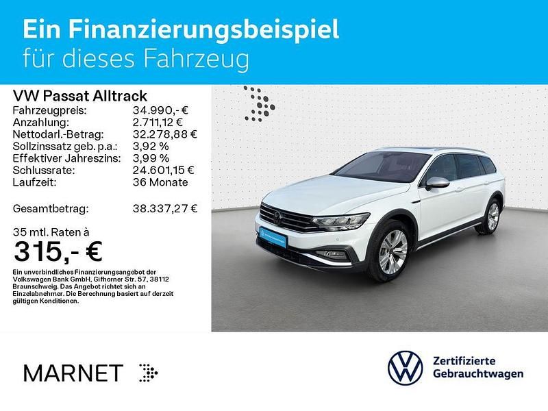 Gebraucht VW Passat Alltrack 200 PS (147 kW) 2024 Gletscherweiß metallic Kombi