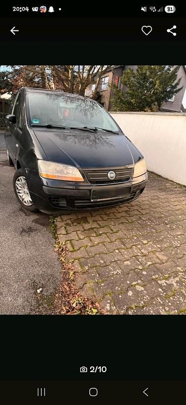 Gebraucht Fiat Idea 70 PS (51 kW) 2004 Schwarz Van / Kleinbus