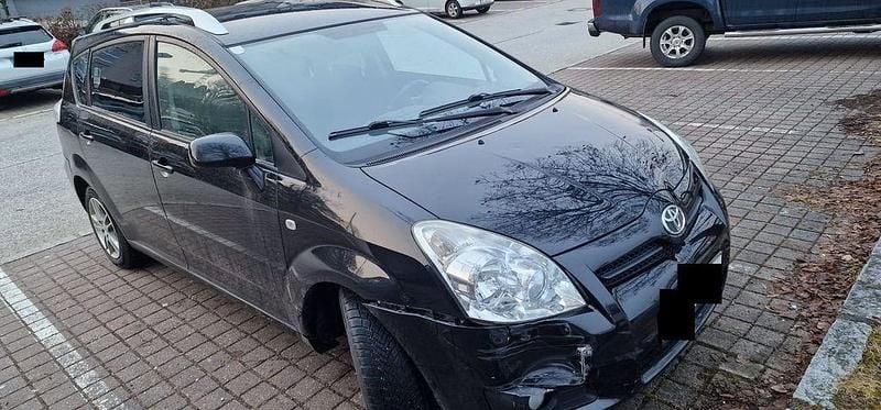 Gebraucht Toyota Corolla Verso 2008 Schwarz Van / Kleinbus