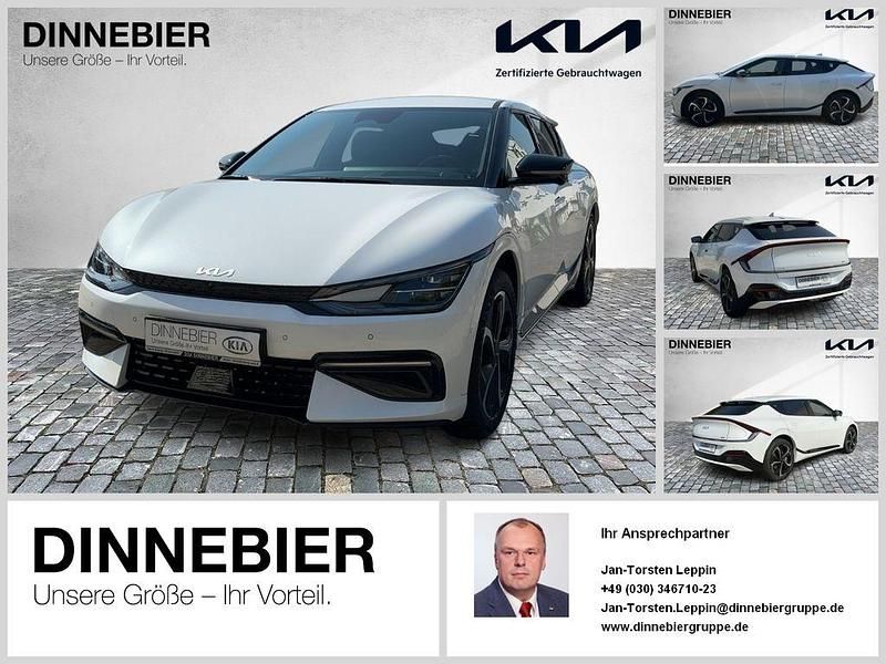Weiß (metallic) Neu 2024 Kia EV6 4 SUV | 46.489 € (Fairer Preis) - Bild 1/4