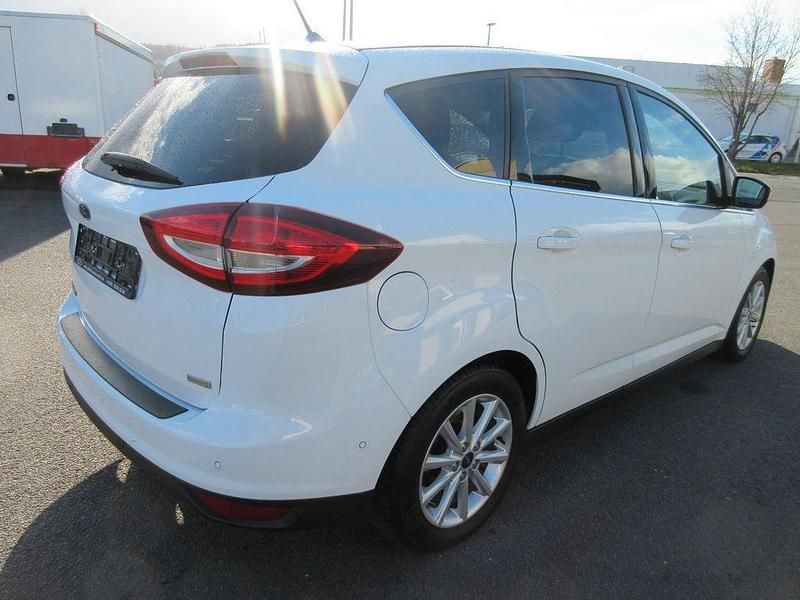 Gebraucht Ford C-MAX Titanium 125 PS (91 kW) 2018 Weiß Van / Kleinbus