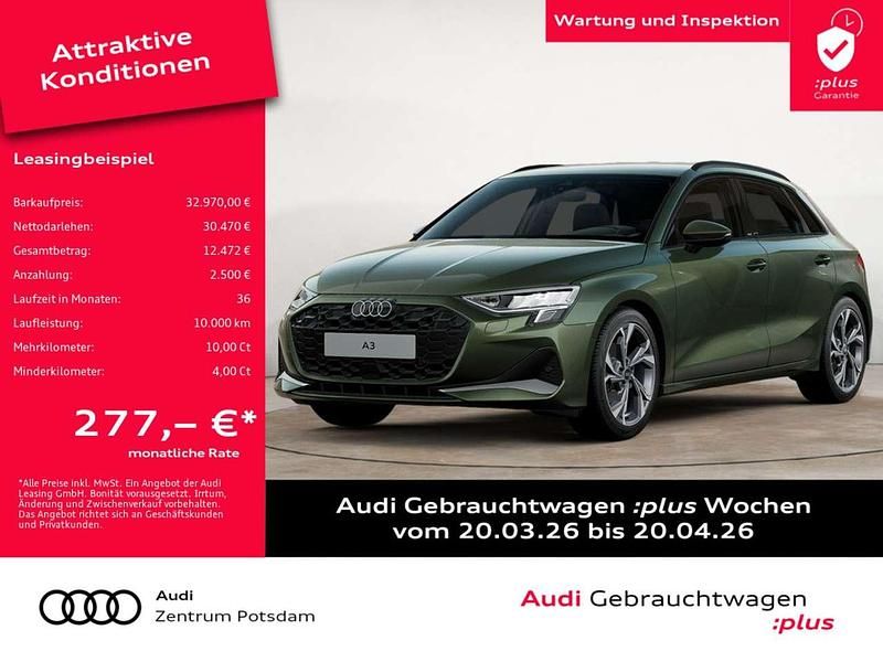 Gebraucht Audi A3 Advanced Plus 116 PS (85 kW) 2024 Distriktgrün metallic Limousine