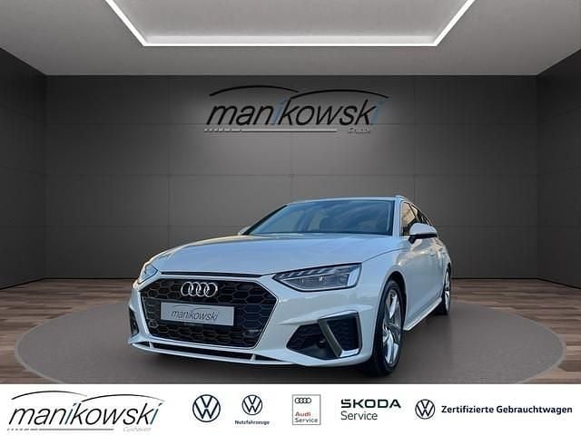 Weiss Gebraucht 2023 Audi A4 S-Line Kombi | 33.612 € (Superpreis) - Bild 1/4