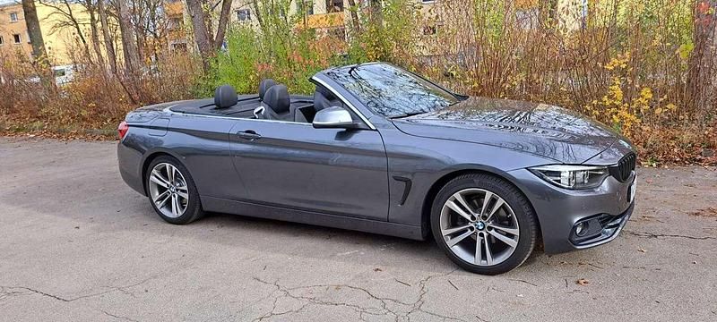 Grau Gebraucht 2017 BMW 420 Sport Line Cabrio | 27.000 € (Fairer Preis) - Bild 1/4