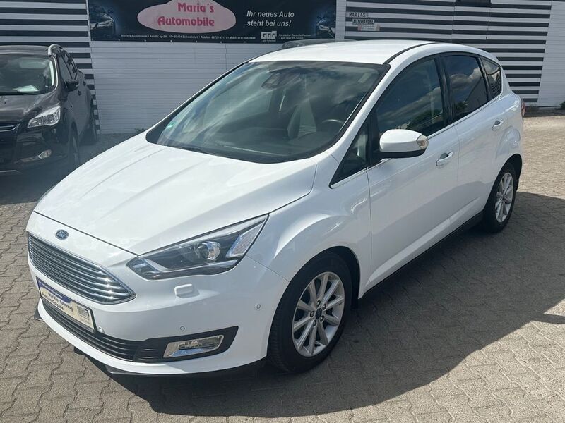 Weiß Gebraucht 2019 Ford C-MAX Titanium Van / Kleinbus | 15.295 € (Fairer Preis) - Bild 1/4