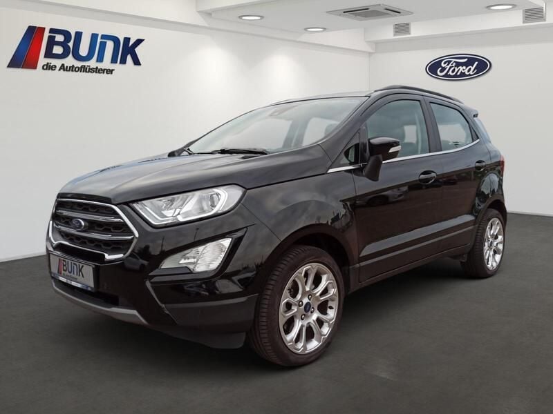 Obsidianschwarz metallic Gebraucht 2024 Ford Ecosport Titanium SUV | 19.990 € (Guter Preis) - Bild 1/4