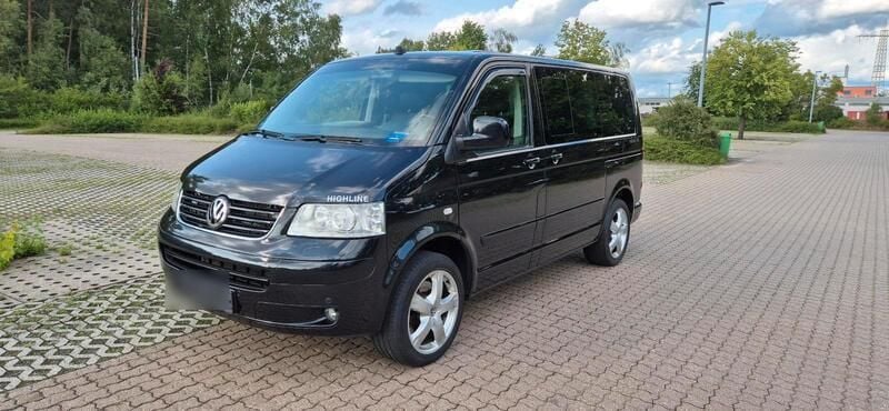 Schwarz Gebraucht 2007 VW Multivan Highline Van / Kleinbus | 13.990 € (Guter Preis) - Bild 1/4