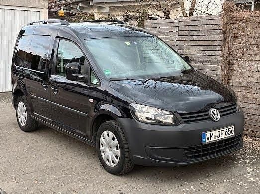 Gebraucht VW Caddy Trendline 86 PS (63 kW) 2012 Schwarz Van / Kleinbus