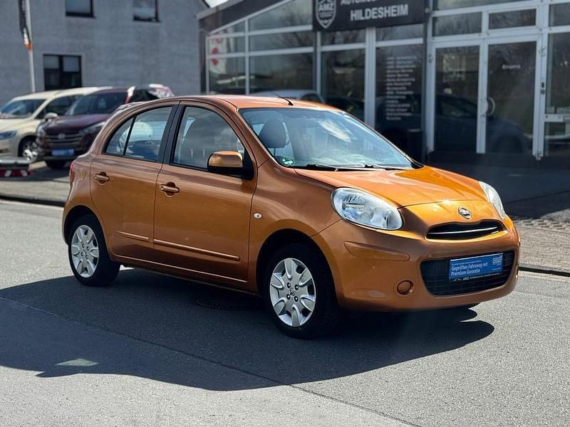Gebraucht Nissan Micra Acenta 80 PS (58 kW) 2012 Gold Kleinwagen